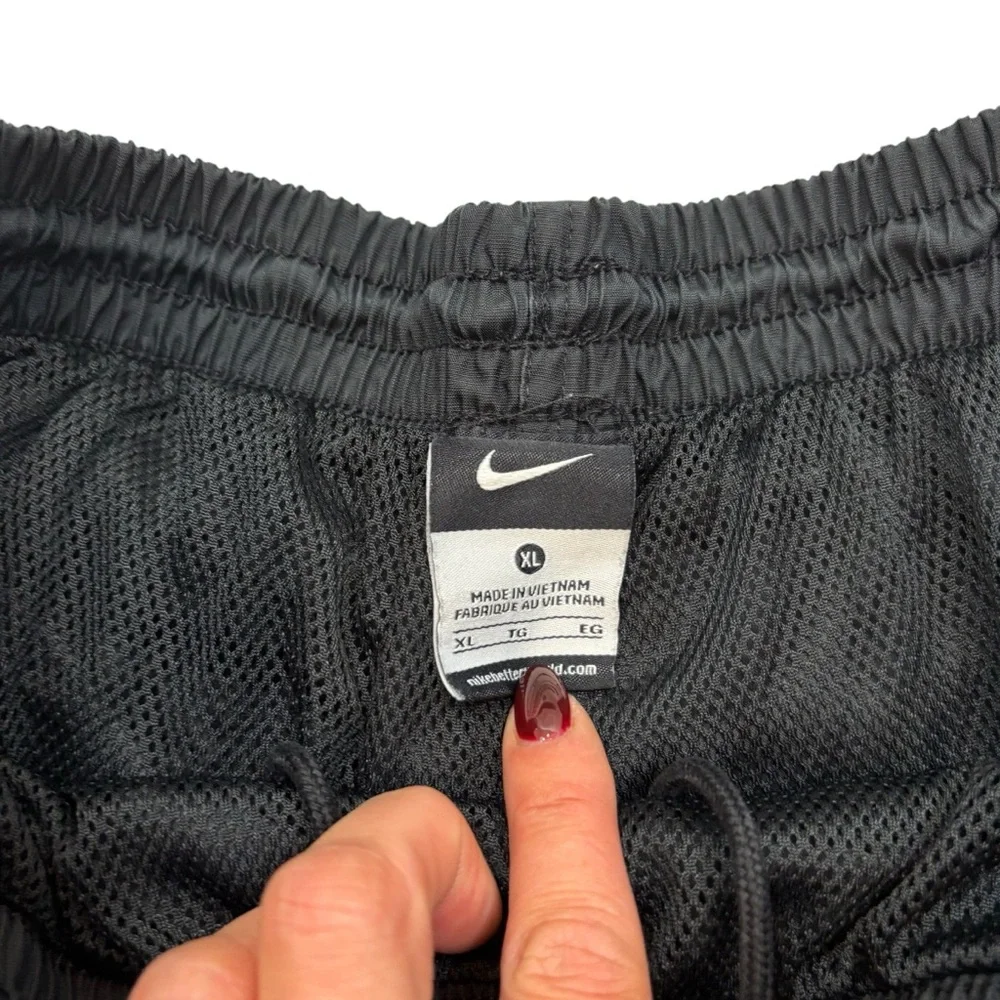 Mens Nike Fully Lined Zip Hem Track Pants‎ Black Size XL